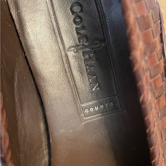 Cole Haan Brown Flats Loafers with Rounded Toe - Picture 3 of 12